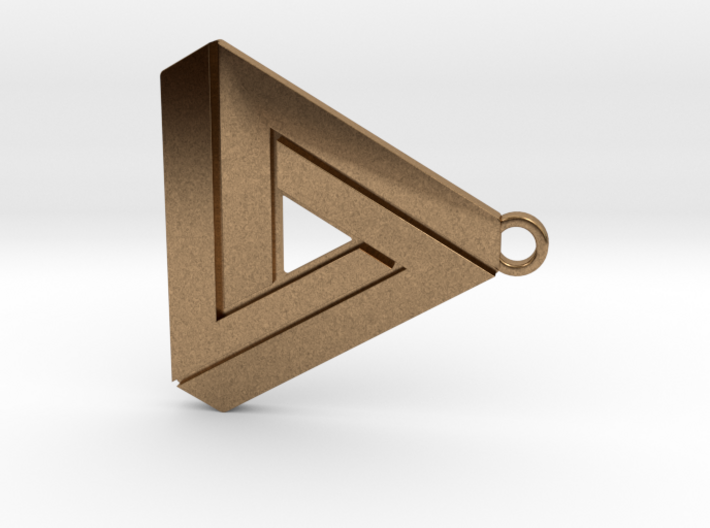 Penrose triangle hanger 3d printed