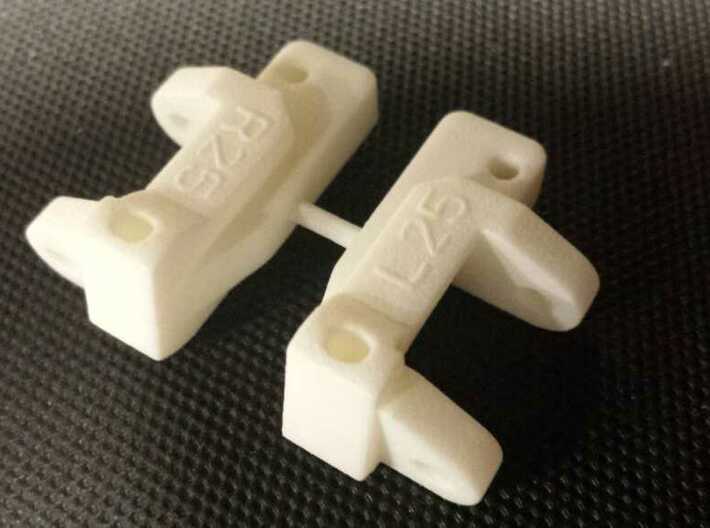 CPD 6215 25-degree RC10 caster blocks 3d printed