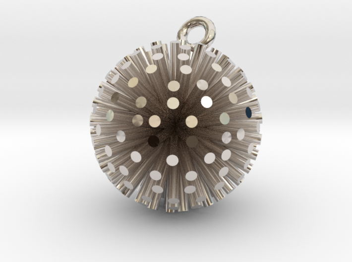 Sea Urchin Pendant 3d printed