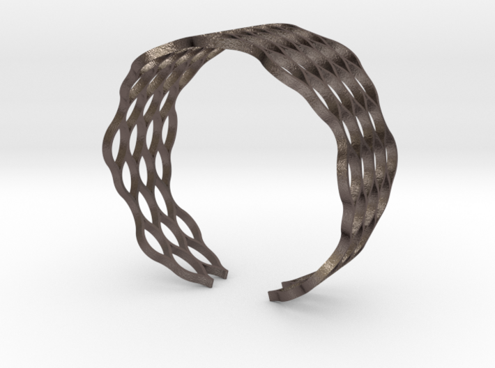 Mesh Bracelet - Large 3d printed