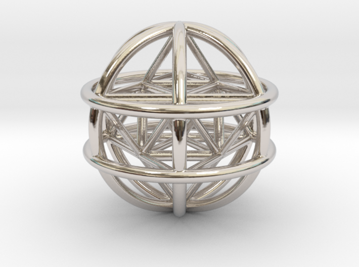 MERKABAH MAGIC (pendant) 3d printed