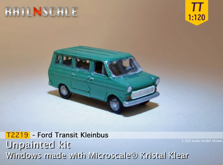 Ford Transit Kleinbus (TT 1:120) 3d printed