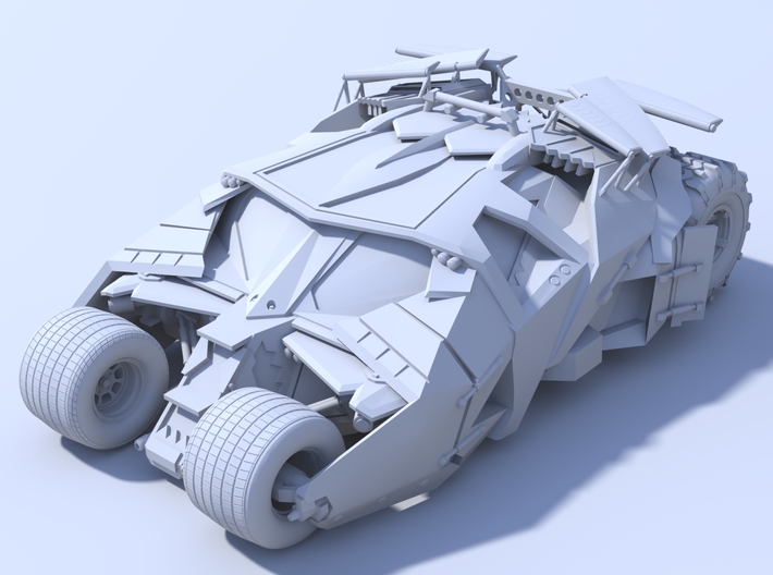 Batman - Tumbler Car [80mm &amp; Solid] 3d printed