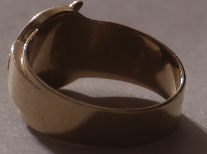 Reverse Flash Ring size 12 3/4 ,22.1mm 3d printed 