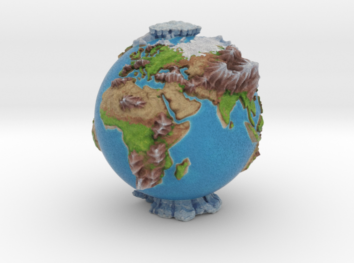 The Whole World 3d printed 