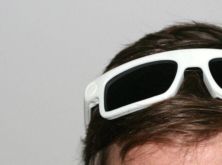BoomGlasses 3d printed Practical sunglasses with a unique rotating hinge