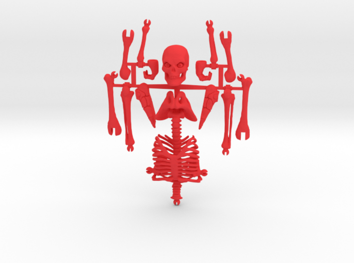 Articulated Skeleton Large  3d printed 