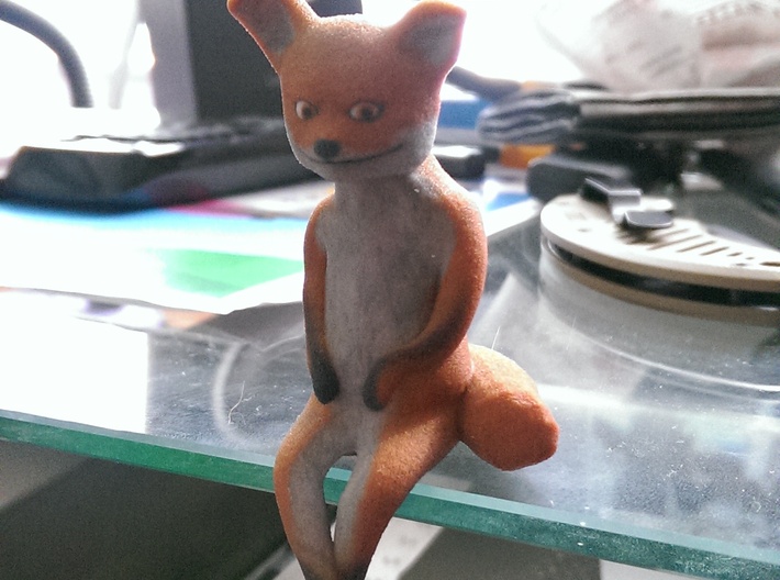 Taxidermy Fox 3d printed
