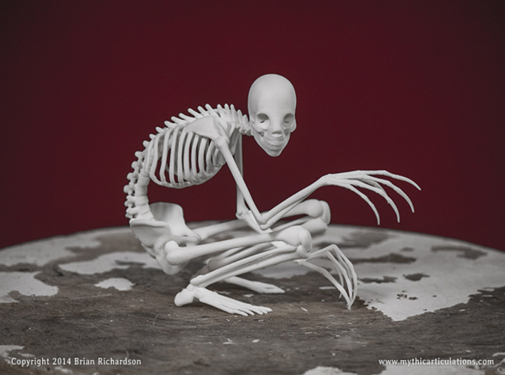 The Rake Skeleton 3d printed