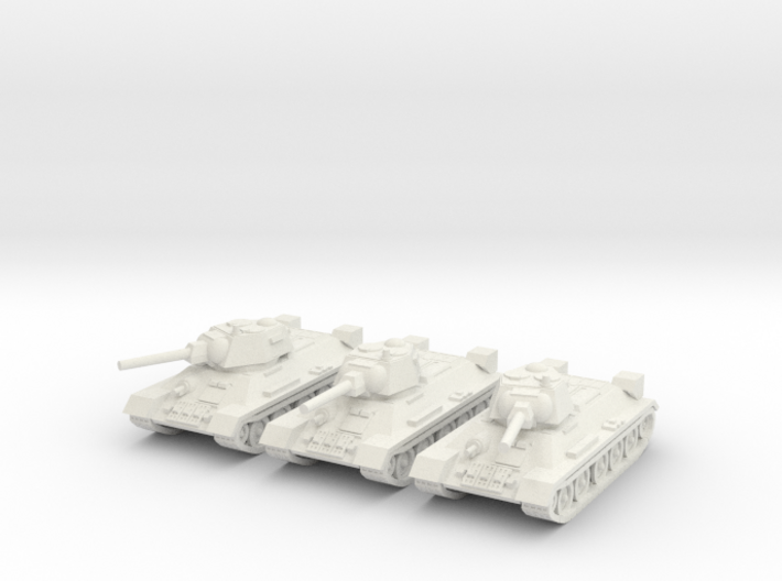 1/160 T-34 tanks 3d printed