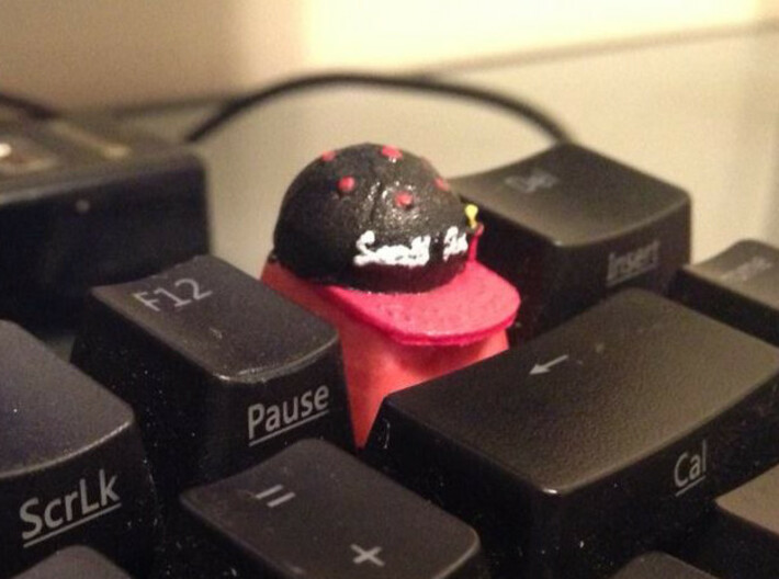 Topre Small Fry Keycap 3d printed Smallfry Tribute keycap hand painted by Cherpalla