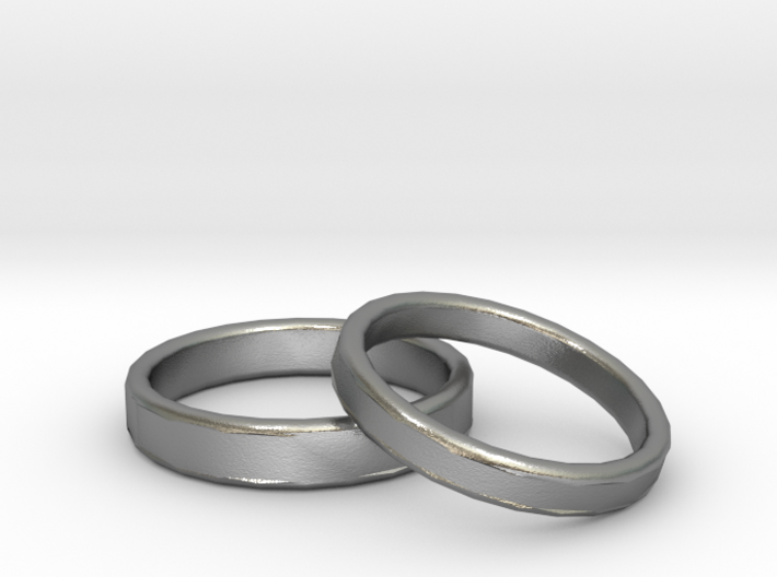Rings Wedding 3d printed