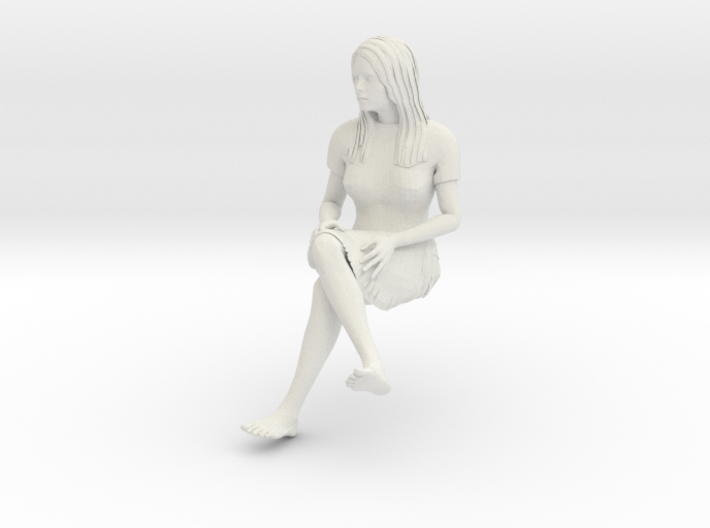 Janet skirt sitting 1/20 scale 3d printed