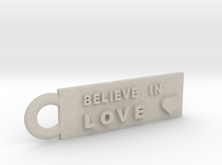 Believe in Love 3d printed