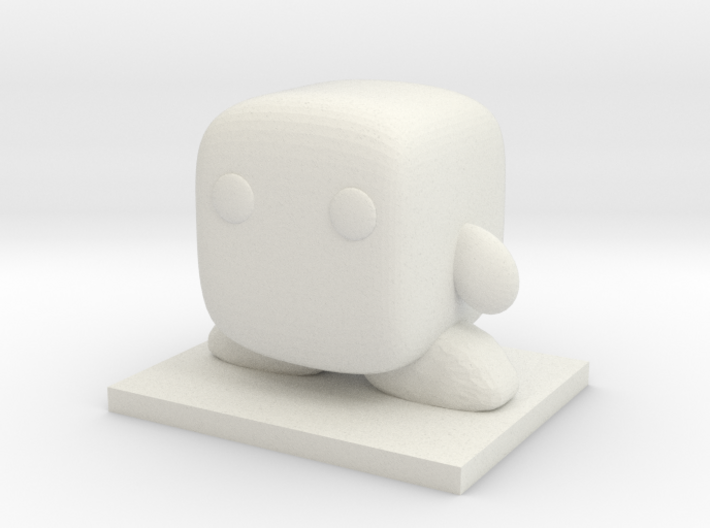 Kirby Figure 3d printed