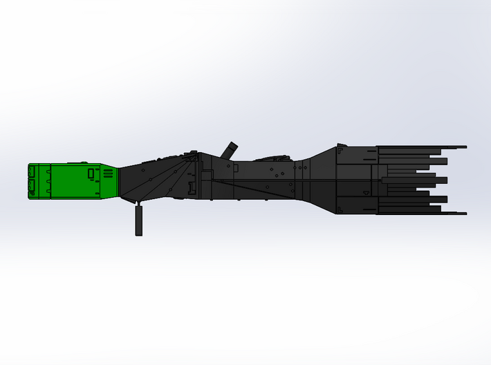 LoGH Alliance Battleship 1:3000 (Part 1/2) 3d printed Render Image