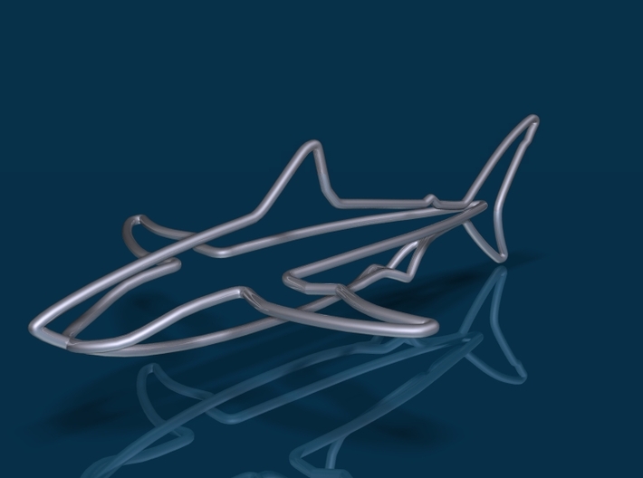 Wire Shark 3d printed 