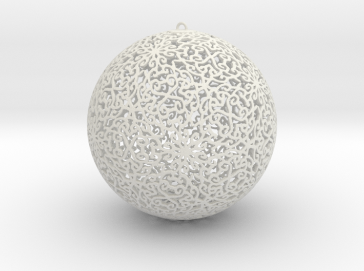 Swirl Ornament 3 3d printed