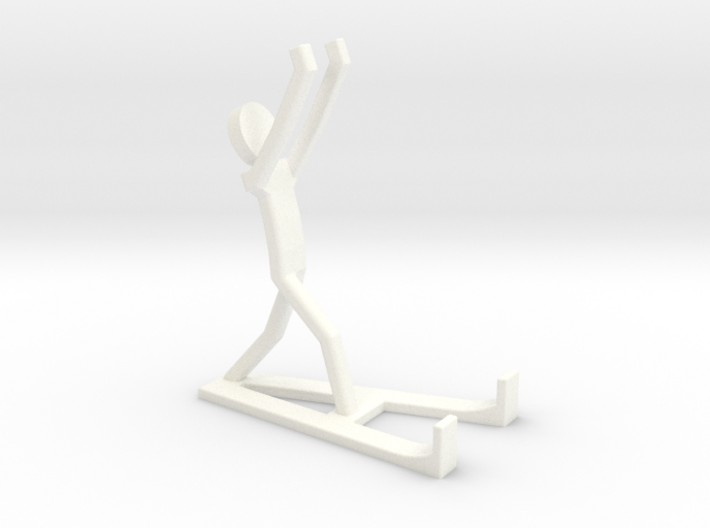 StrongMan iPhone or Smartphone Stand 3d printed 