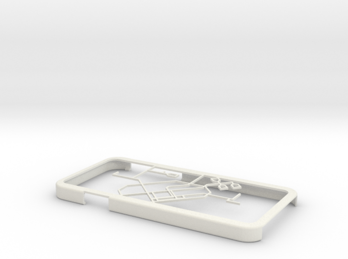 Singapore MRT network map iPhone 6 case 3d printed