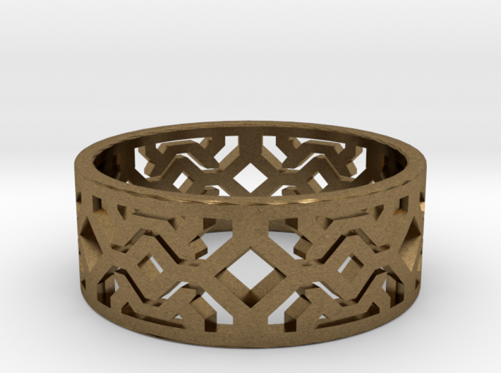 Octal Geometry Ring Size 6 3d printed