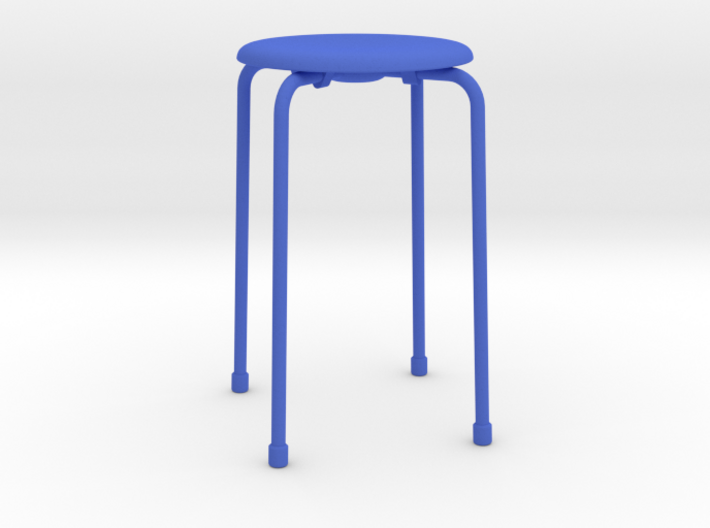 Dot Style Stacking Stool 1/12 scale 3d printed 