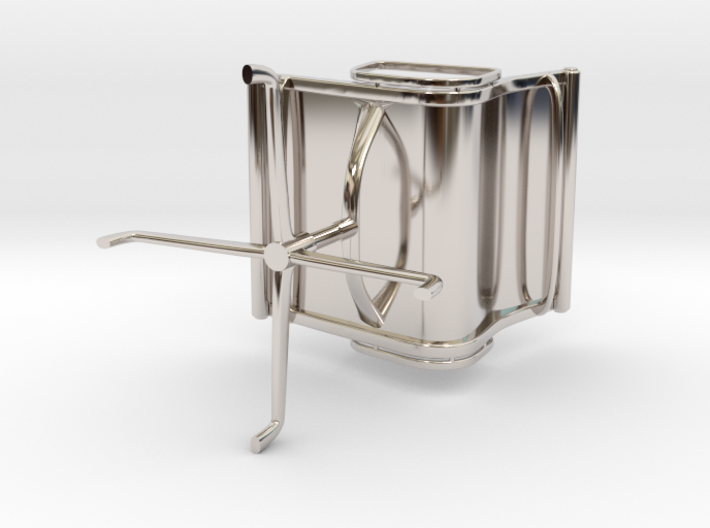 Aluminium Group Style Chair 1/12 Scale 3d printed