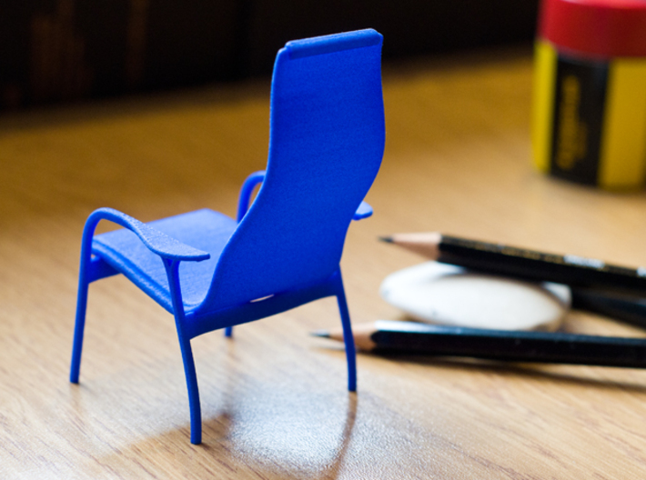 Lamino Style Chair 1/12 Scale 3d printed 