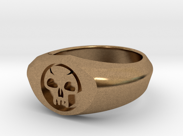 MTG Swamp Mana Ring (Size 7) 3d printed