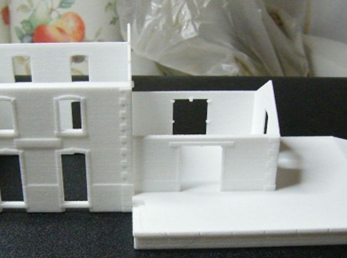 Gare CfD - Walls ( Nm Gauge ) 3d printed This model as received
