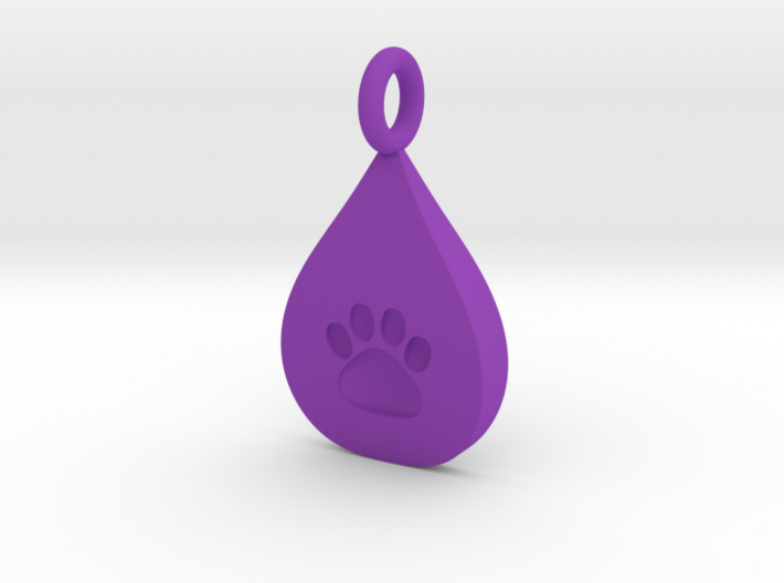 Pet Paw In Tear B 3d printed