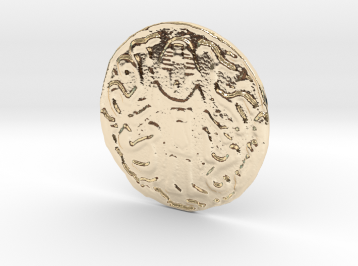 Nyarlathotep Coin 3d printed