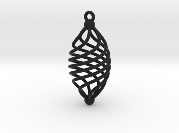 EARRING TWISTED 3d printed
