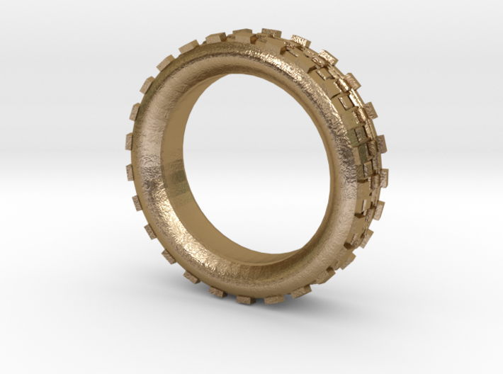 Mechawheel Ring - Size 7 3d printed