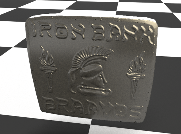 Game of Thrones Braavos Coin 3d printed Front