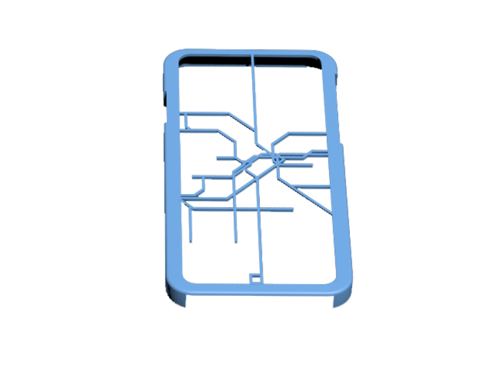 LA Metro Rail map iPhone 6 case 3d printed 