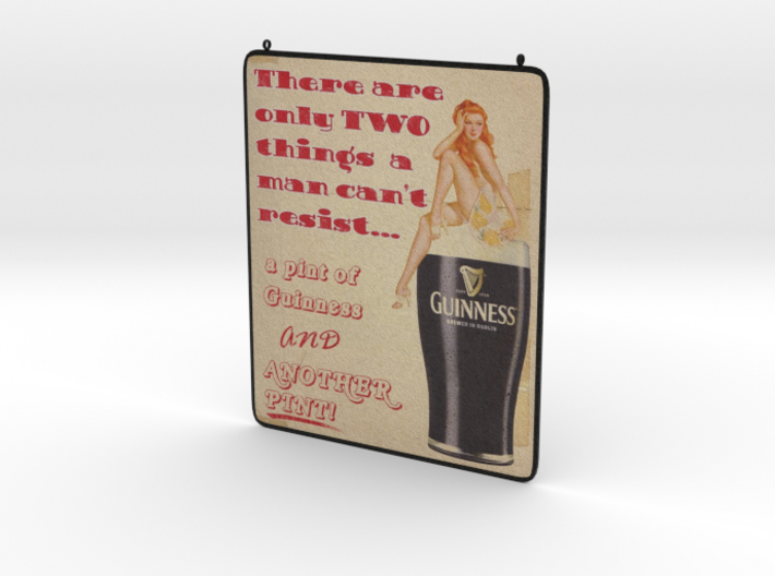 Pin Up Guinness 3d printed