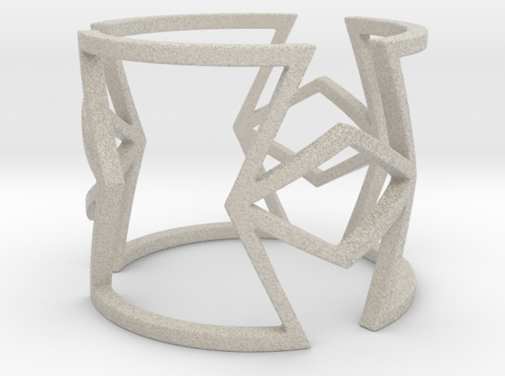 Other shapes and rhombus Ring Size 11 3d printed