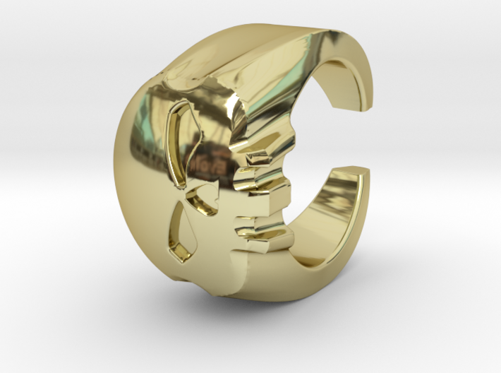 Skull Ring 2 3d printed