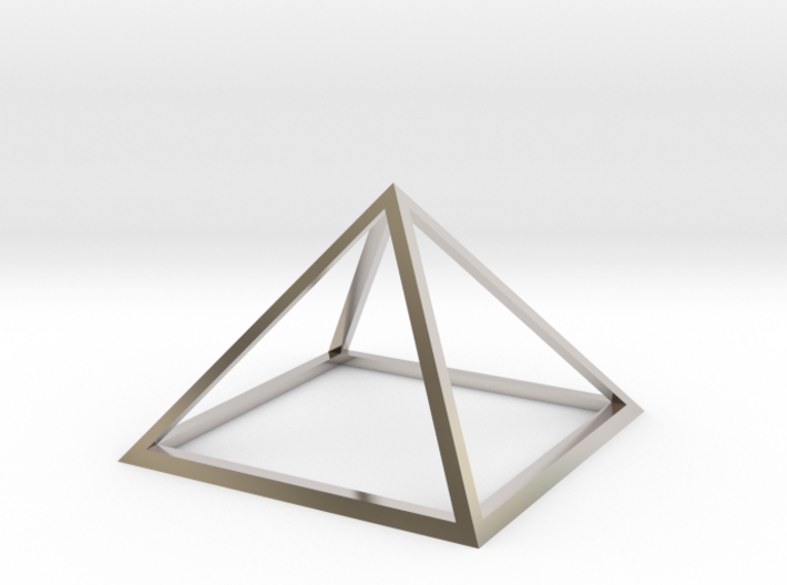3D Wireframe Pyramid 3d printed