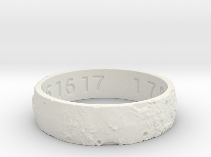 Moon Ring V3 RS11.5 Ring Size 11.5 3d printed