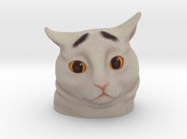 Eyebrow Cat 3d printed