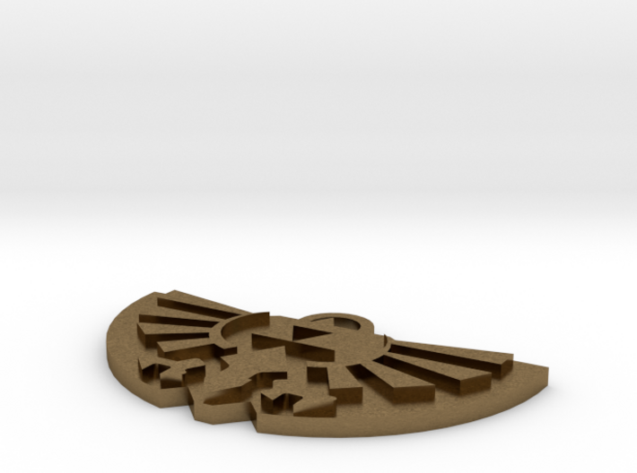 Zelda Logo Pendant 3d printed