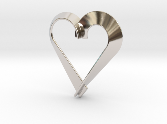 Heart Shaped Pendant 3d printed