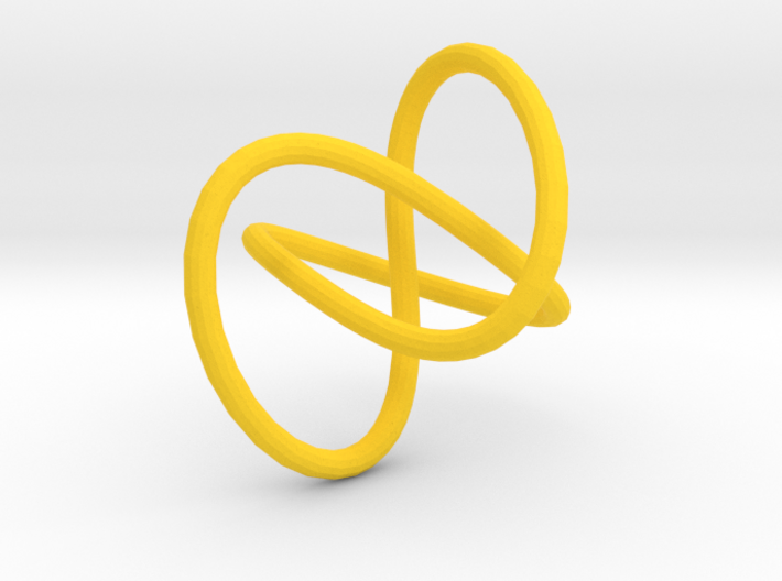Knot earrings or necklace 3d printed