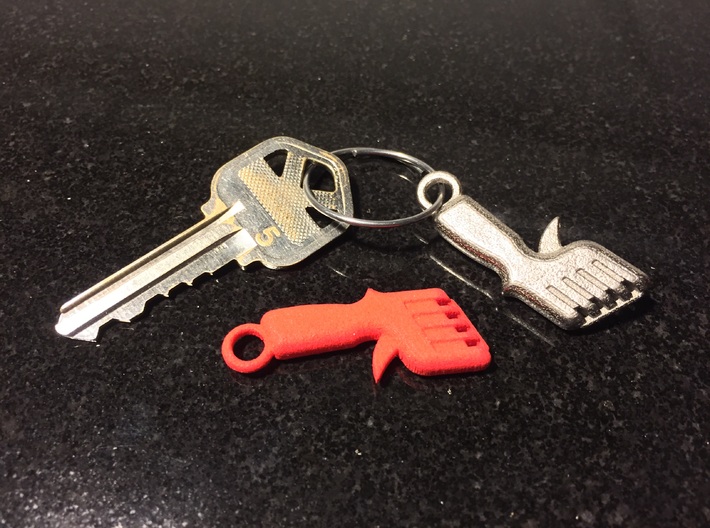 Slot Car Controller Keychain 3d printed
