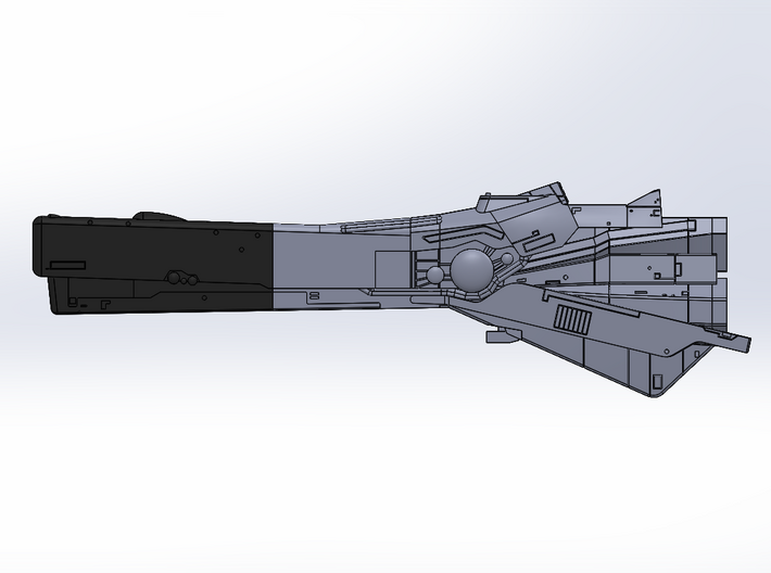 LoGH Imperial Fast Battleship 1:3000 (Part 2/2) 3d printed Render Image