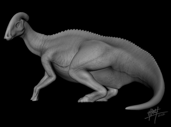 Parasaurolophus female 1/40 3d printed