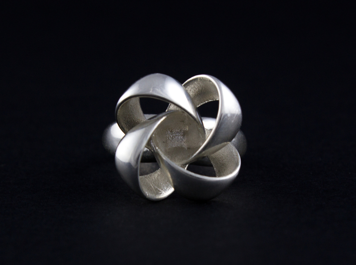 Knot Ring Size 7 3d printed