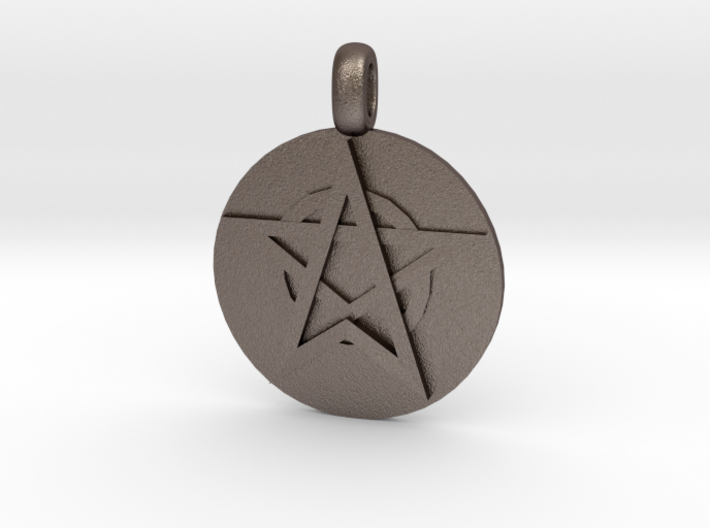 WITCH TALISMAN Amulet Jewelry symbol 3d printed
